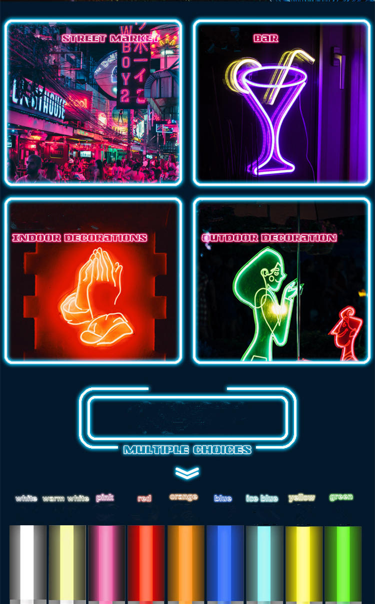 Dropshipping Neon Sign Custom Signs High Quality Acrylic The Neon light LED For Advertising Holiday Decoration