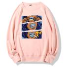 O Neck Women Crop Hoddies Blank Oversized Sweatshirts