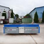 Hydraulic Lifting Automatic Transfer Cart , 25 Tons Heavy Duty Transport Trolley