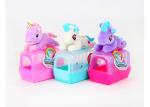 11 " Plush Unicorn Pet W / Carrier Cage Children's Play Toys X ' Mas Birthday