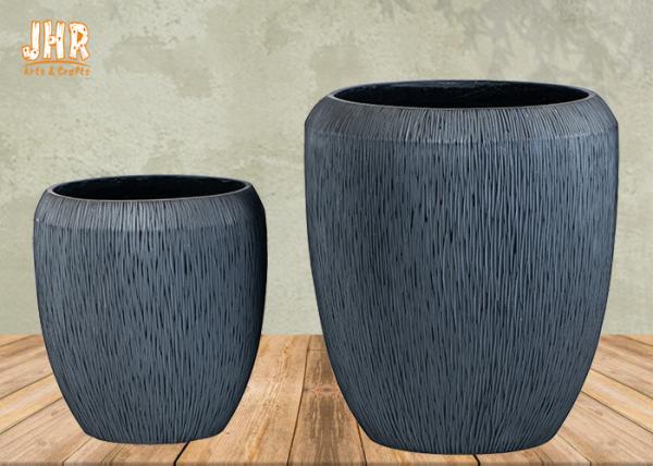 Clay Garden Pots Large Fiberclay Plant Pots Outdoor Clay Planters Painted Flower