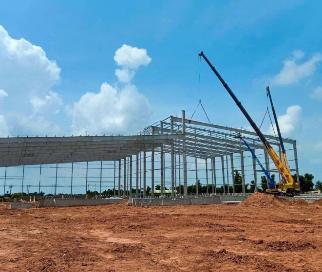 Lanjing Prefab Steel Structure Warehouse Fire Resistant Adaptable Steel Buildings