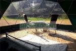 8mGlamping Dome Tent House Resort Tent Big Transparent Window With Flooring