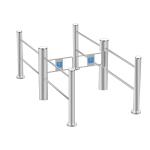 Office Facial Recognition Swing Turnstile Gate 304 Stainless Steel Access