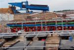 Trailer Mounded Gold Washing Trommel Plant 100Ton Per Hour