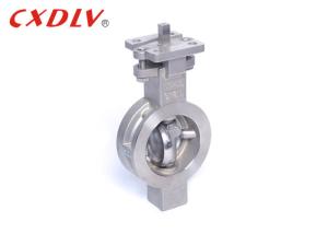Quality GB Standard PN16 CF8M Wafer Butterfly Valve SS304 Handle 2 Inch Flap Valve wholesale