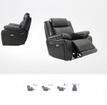 Single Seater American Style Sofas Reclinable Reclyner Electric Massage Leather