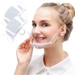Flat Anti Fog Clear Plastic Mouth Cover For Catering