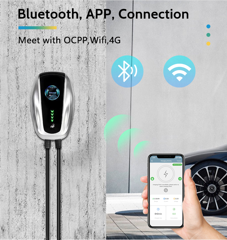 Floor-standing KIWI EV AC IP65 Wallbox The Perfect Solution for Your EV Charging Needs