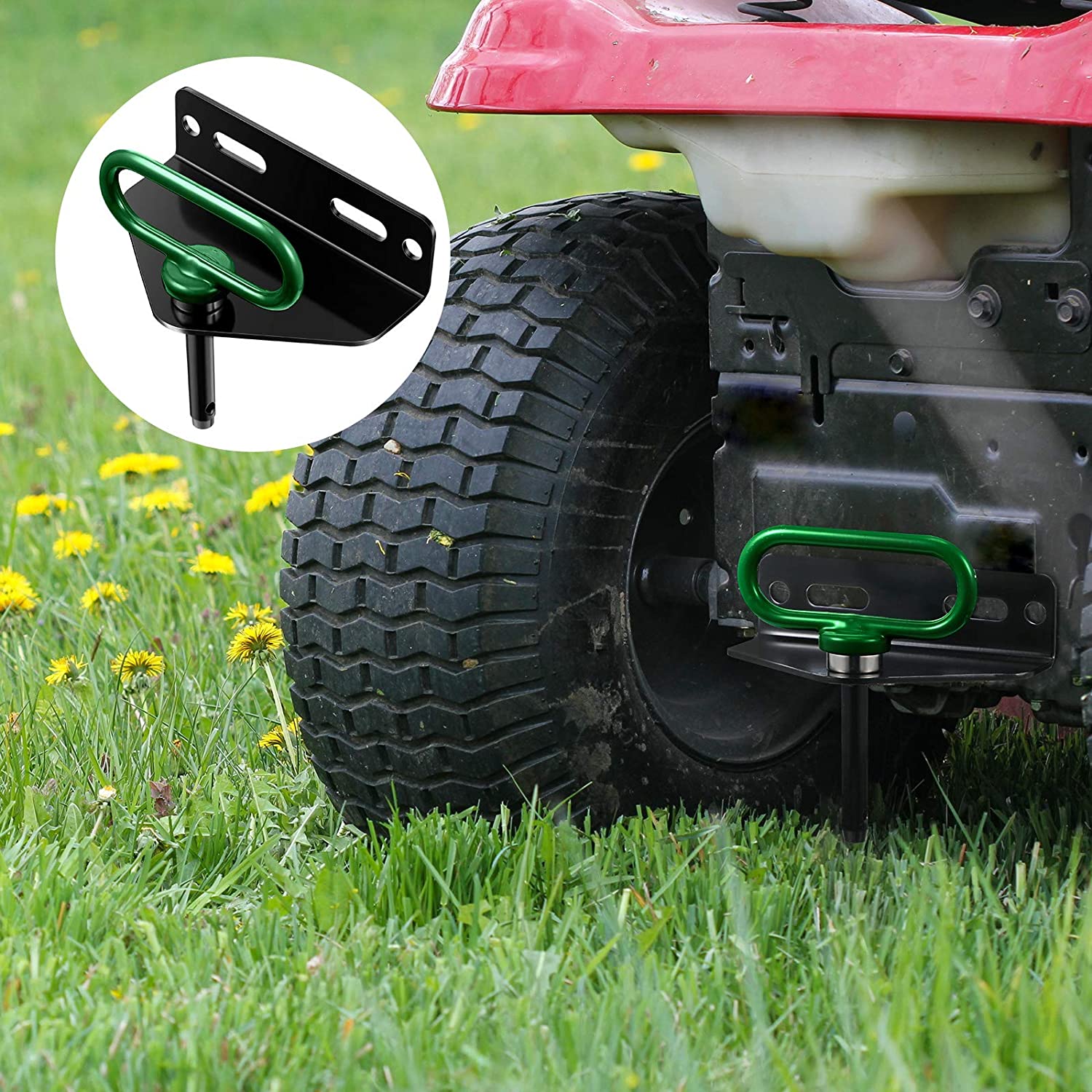 Heavy Duty Universal Zero Turn Mower Trailer Hitch Mount with Powder Coated Finished