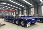 Hydraulic Ladder Semi Bed Trailer 12R22.5 40 Feet Low Bed Trailer