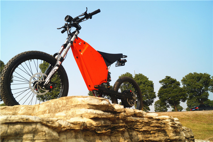 110 km/H Full Suspension Mountain Bike , 72V12000W Powerful Electric Bike
