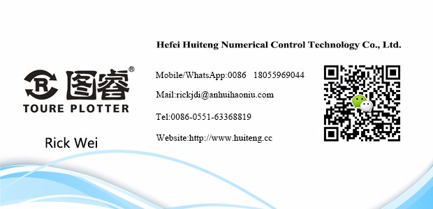 Digital control machine low price China digital textile garment plotter