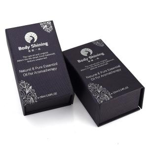 Quality Foldable Art Paper Printed Cosmetic Boxes Gray Cardboard Makeup Packaging wholesale