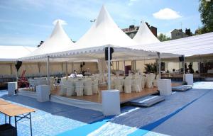 Quality Commercial Gazebo Heavy Duty Pagoda Party Tent Aluminum Frame Tent wholesale