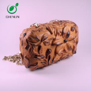Quality Distinctive Aesthetic Wooden Clutch Bag wholesale