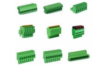 Quality Brass Female Connectors Plug In Terminal Block Pitch 7.62mm Single Level wholesale