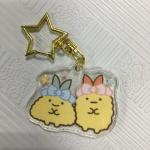 Offset Printing Anime Acrylic Keychain Customized For Advertisement