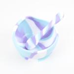 Beautiful Gradient Colors Silicone Dinner Set Anti Slip Unbreakable silicone