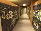 Quality Graffiti Proof Office Storage Lockers , Four Tier Lockers With Printing Door wholesale