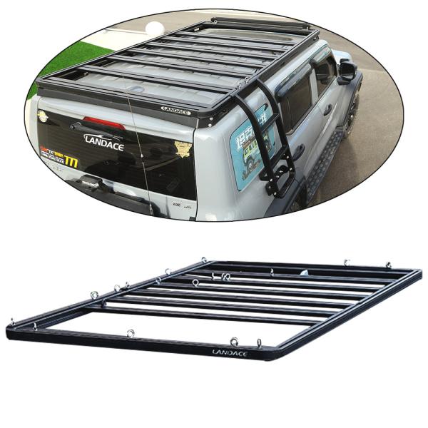 AL6063 SS304 4X4 Tank 300 Aluminum Alloy Universal Luggage Roof Rail Basket Car