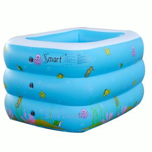 Quality 130CM Rectange Inflatable Baby Swimming Pool wholesale