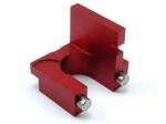 CNC Custom aluminum red anodized finish Hardware parts, Toy Gun Parts