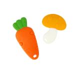 Colorful Silicone Baby Products With Pacifier Clip / Teether Holder