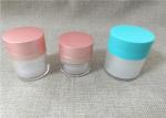 Non Spill Acrylic Lotion Bottle Pink Screw Down Cap Customized Size