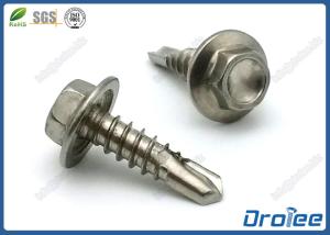 18-8/316/410 Stainless Steel Hex Flange Head Self Drilling Tek Screw