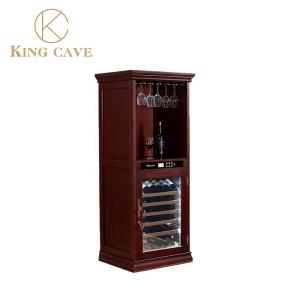 Quality Air Cooled No Frost Cold Drinks Kitchen Wine Cooler Glass Door Display wholesale