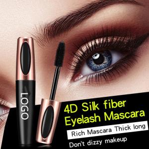 Quality 4D Waterproof Silk Fiber Eyelash Mascara Nourishing Planted Ingredients wholesale
