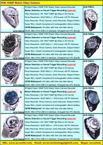 Quality New 4/8/16GB 720P 1080P Spy Watch Camera Video Recorder Camcorder Catalog Offer Price List wholesale