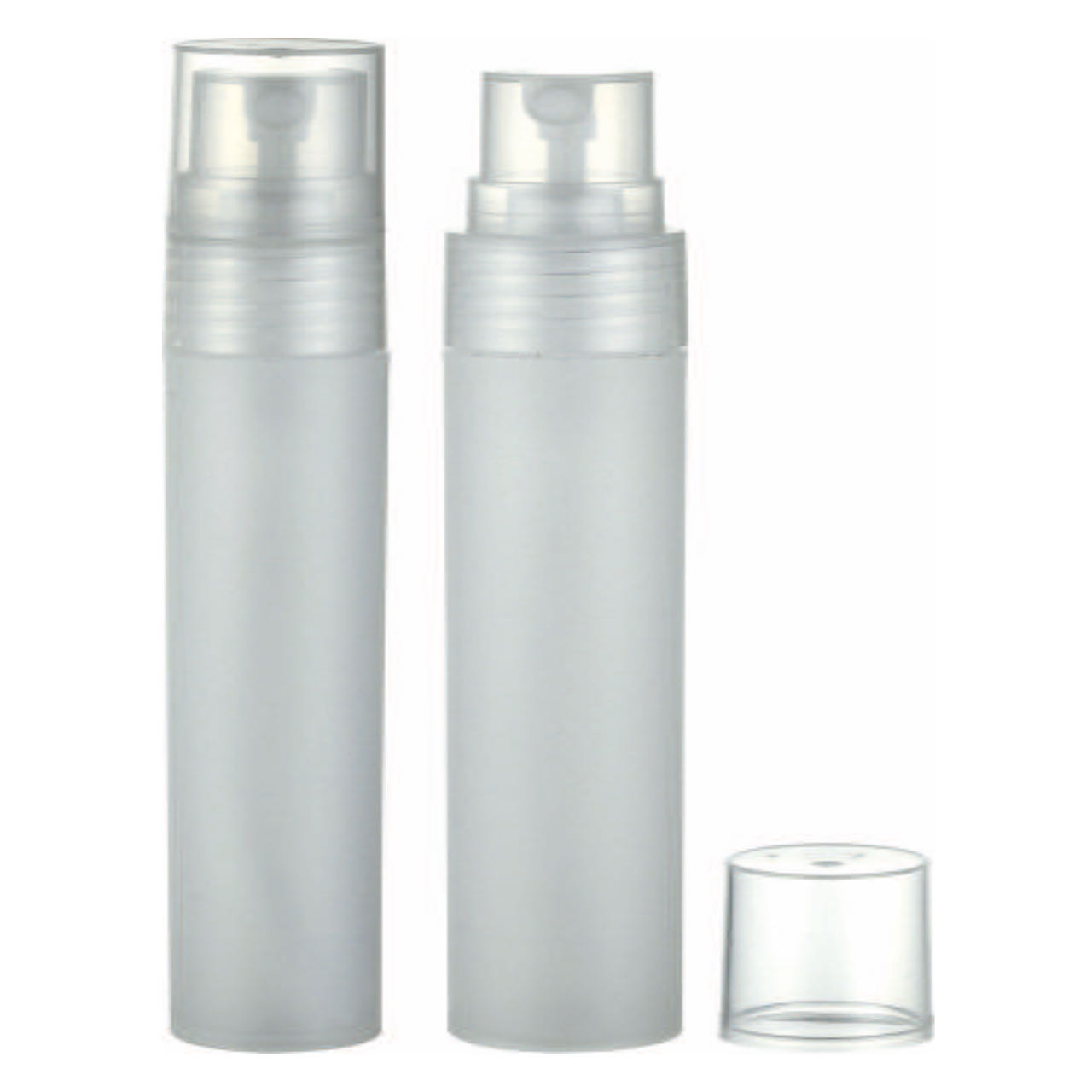 10ml Square Portable Refillable Perfume Spray Bottle with Fine Mist Base Material pp