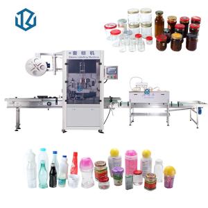 Quality Pet Plastic Glass Bottle Sleeve Labeling Equipment Heat Packing Machine With Shrink Tunnel wholesale