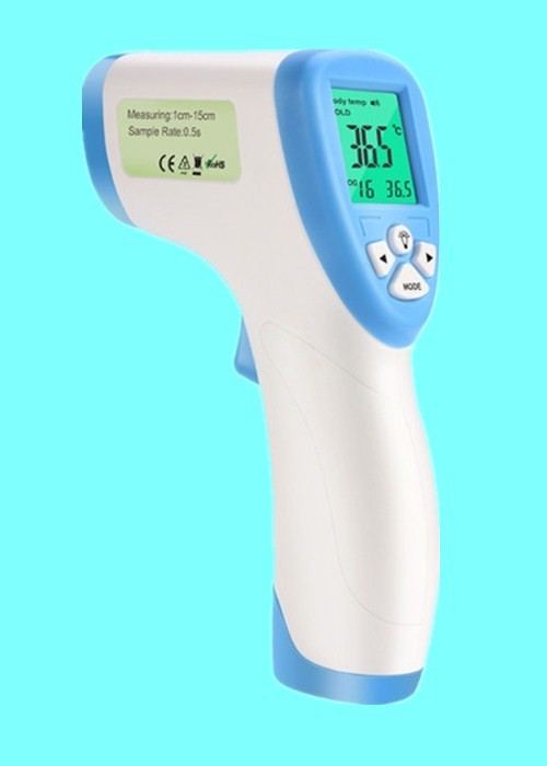 Children Medical Infrared Forehead Thermometer Non Touch Three Colors