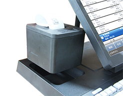 Supermarket Cash Register with 12 Inch Dual Display Built-in Printer and Keyboard