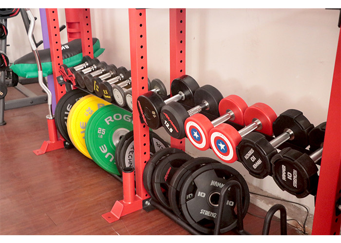 Black Gym Fitness Accessories , Crossfit Rubber Coated Hex Dumbbell