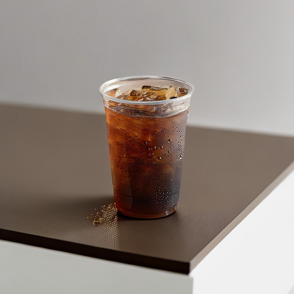 OEM Clear Sustainable Coffee Cups Bio Plastic Cup In Bulk
