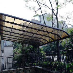 Quality Blue 600*800mm Waterproof 20mm PC Awning wholesale