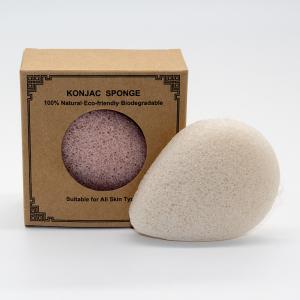 Quality Pure Natural Konjac Facial Water Drop Makeup Sponge For Lusterless Skin wholesale