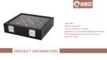 Square Rings Stand Up Jewelry Holder , Storage Box For Jewelry Portable