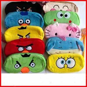 Quality Cartoon Plush Pencil Case Stuffed Animal Pencil Case with Zipper wholesale