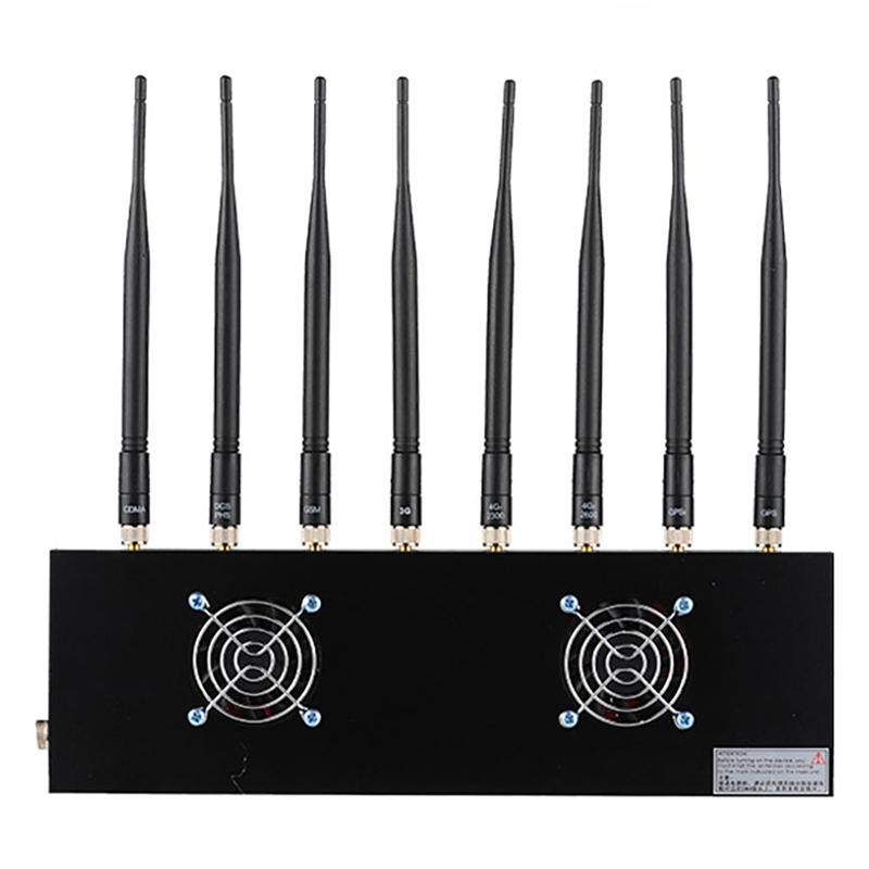 Indoor Universal Jammer WIFI Signal Scrambler GPS LTE Cell Phone 80W