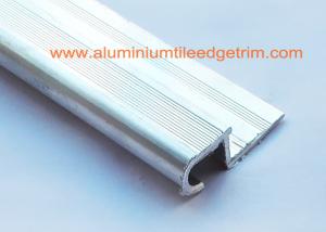 Quality Round Edge Silver Tile Bullnose Stair Nosing Profile Natural Aluminium Color For Terrace wholesale