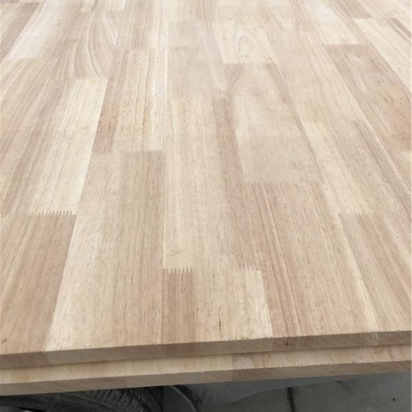 Rubber Wood Finger Jointed Solid Wood Planks Width 100-1220mm for Indoor