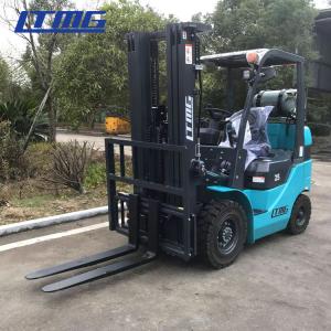 Quality 2.5t 3t Material Handling Forklift Truck LPG Gasoline Powered 20% Gradeability wholesale