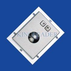 Quality 38mm Rugged Industrial Trackball Mouse Abrasion Resistant Optical Metal wholesale
