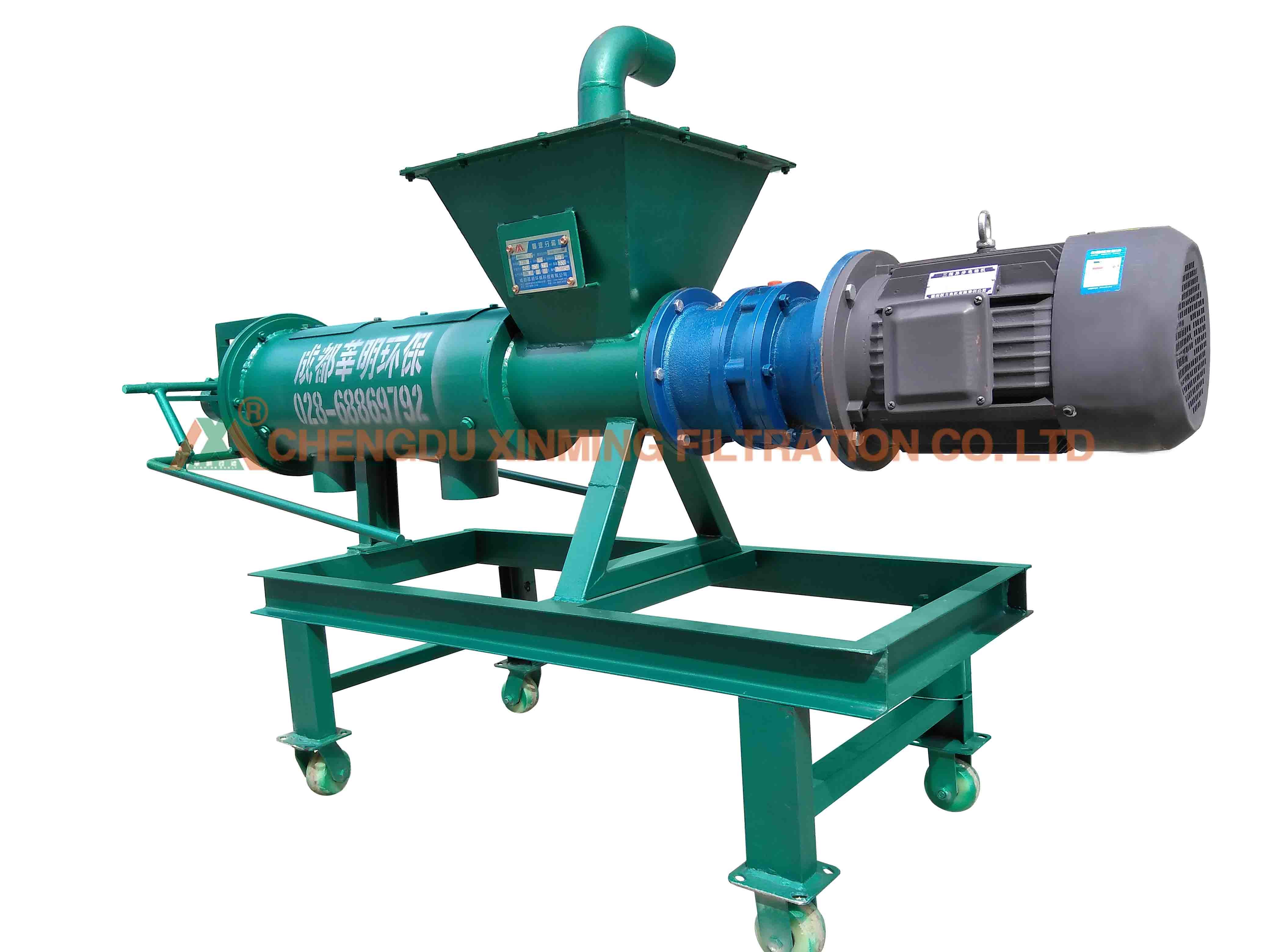 Extended Cattle Manure / Poultry Dung Separating Machine Φ200mm Sieve Diameter