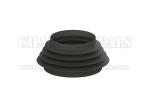 Black Nitrile Buna N Custom Rubber Bellows Oil Resistance For Papermaking